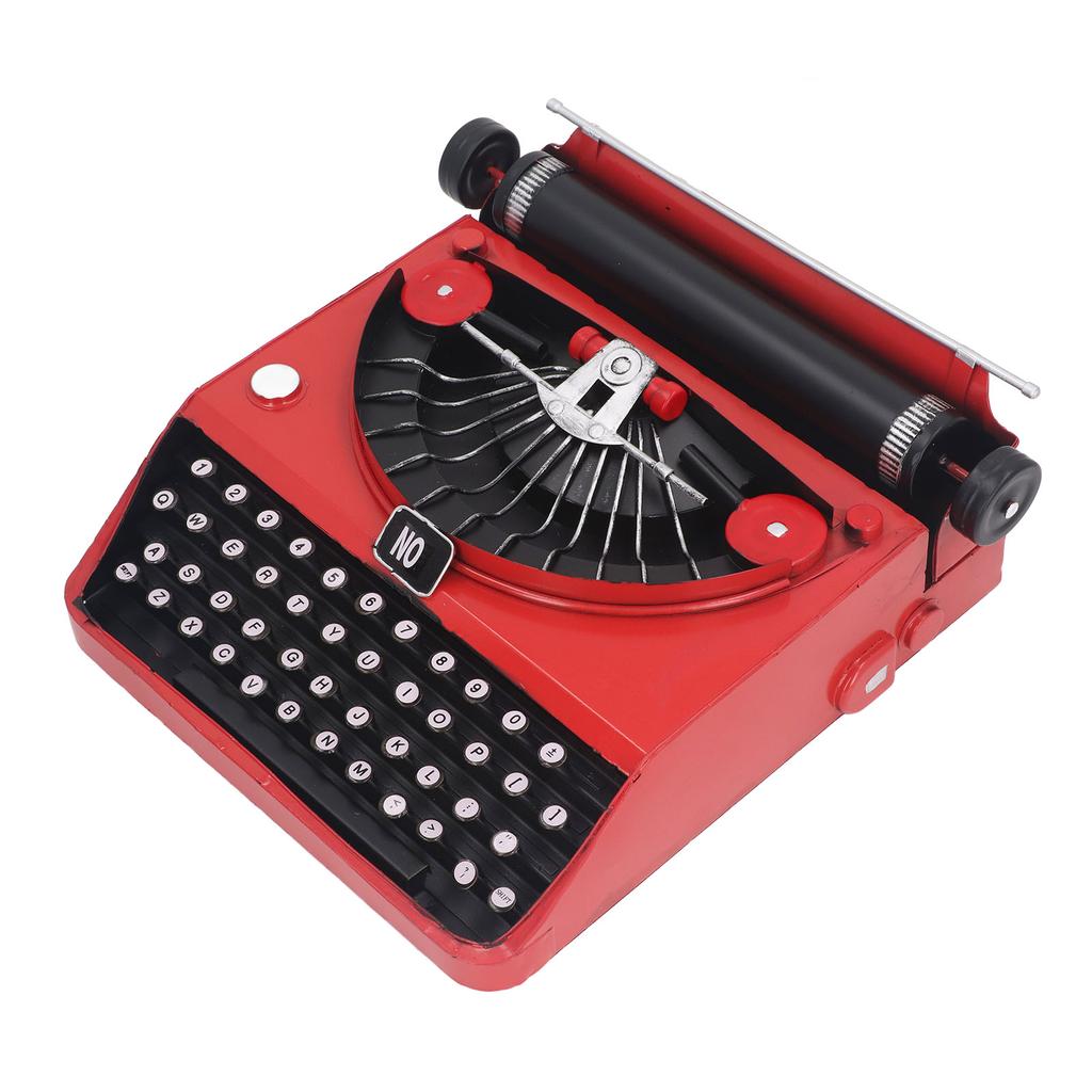 Retro Vintage Typewriter Model Iron Antique Typewriter Table Decor Display Model Typewriter
