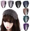 Ornament Fashion Design Face Wash Resin Flower Korean Style Hair Wear Women Hair Accessories Lace Headband Wide Side Hairband