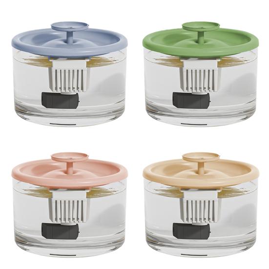 1,5 л фонтанчик для кошек автоматический питьевой фонтанчик для домашних животных тихий диспенсер для воды для домашних животных с прозрачным резервуаром для домашних кошек и собак