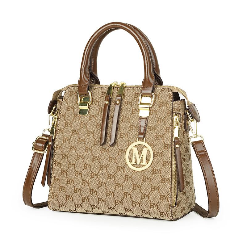 New Fashion Printed Handbags for Women's Bags for Women with Trendy Heavy Industry High-end Versatile Slant Straddle Ladies' Shoulder Bag