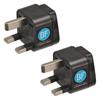 Переходник для путешествий за границу Eleplug Value набор из 2 шт. тип BF тип BF Гонконг 13A 250В Продукт с одобренным исключением из правил Road Warrior
