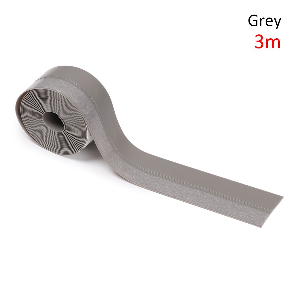 1м/3м/5м Домашний Декор Лента для Дверей и Окон Ванная Комната Защита от Плесени Уплотнительная Лента Силиконовая Резина Наклейка на Стену