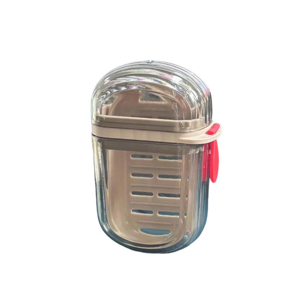 Plastic Soap Dish Travel Box Holder Container With Lid Durable Soap Case Strong Sealing Organizer Bathroom Home Outdoor Hiking