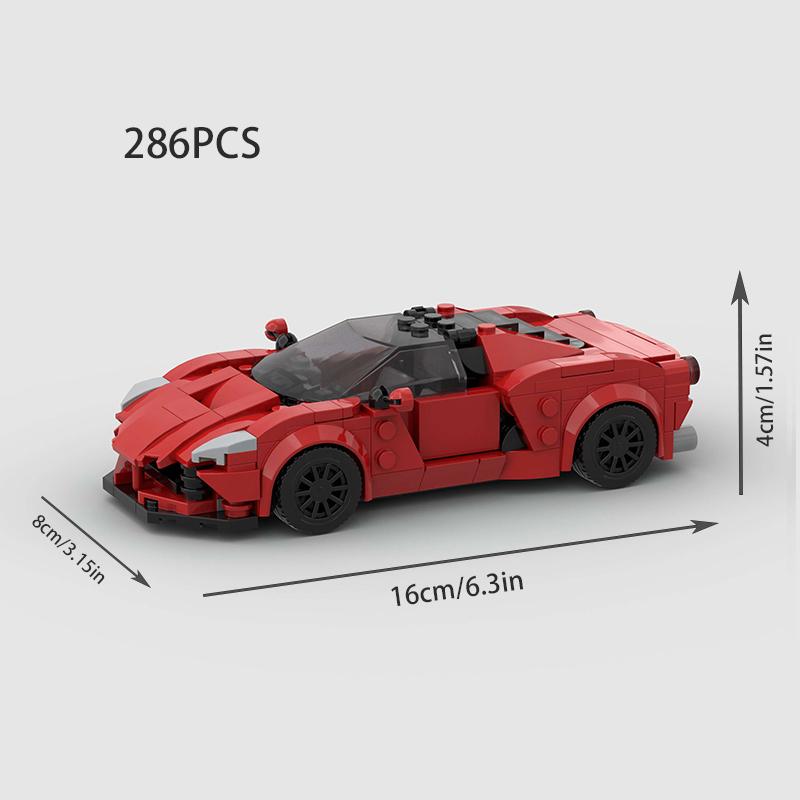 MOC Racing Sports Car Vehicle City Speed Champion Racer Technique Building Blocks Brick Set Supercar Kids Toys Boys Gifts NSX