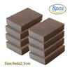 1/2/4/6/8Pcs Carborundum Removing Rust Cleaning Brush Descaling Clean Rub for Cooktop Pot Kitchen Sponge