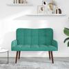 2 Seater Sofa Turquoise 115 x 61 x 87 cm Velvet (V)
