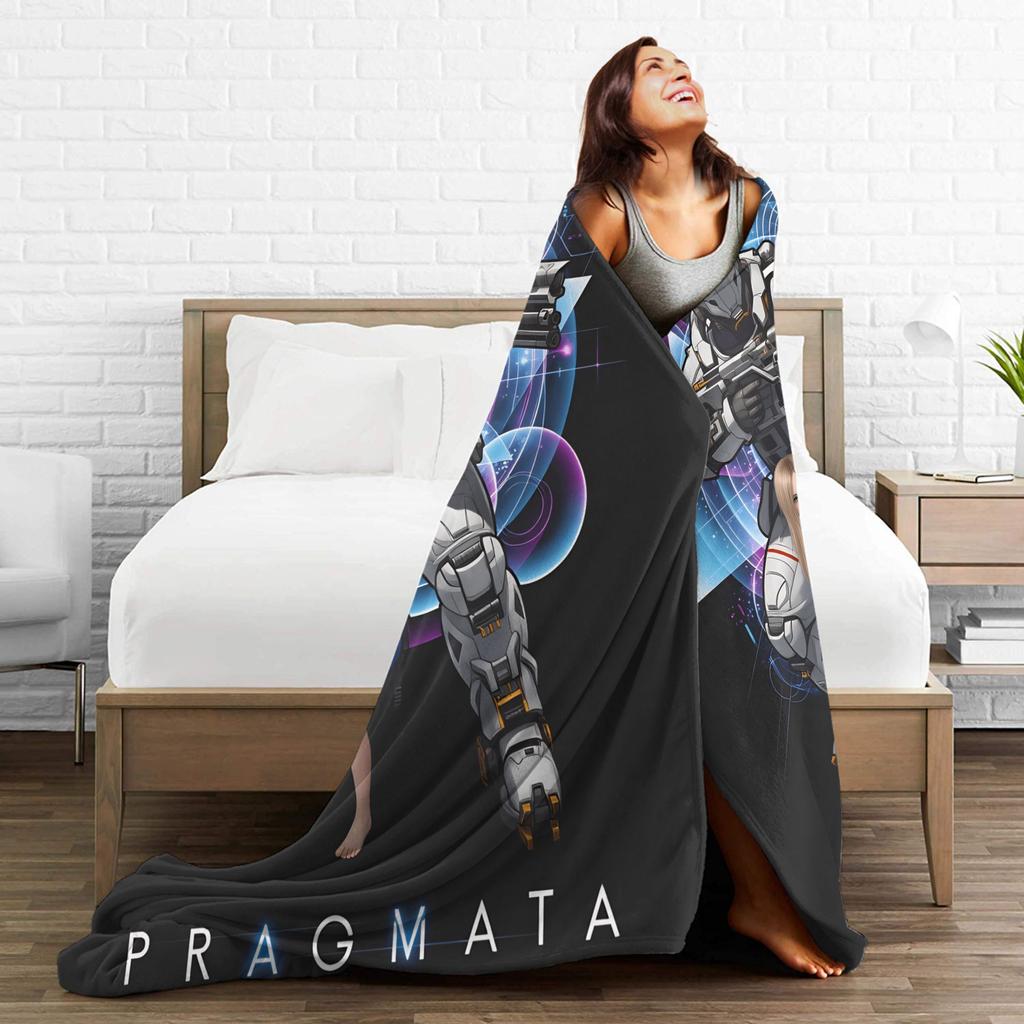 Pragmata Protect The Future Постельное белье Пледы Теплый Уютный Тренд Одеяло для Дивана Кресла Самолета Путешествий Фланелевый Покрывало Покрывало на Кровать