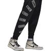 Jordan Flight MVP Logo Print Tapered Knit Joggers Men Bottoms Black FB7027-010