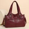 High-quality Feminine Leather Shoulder Bag Top Handle Bags Casual Messenger Bags Large Capacity Women's Bags