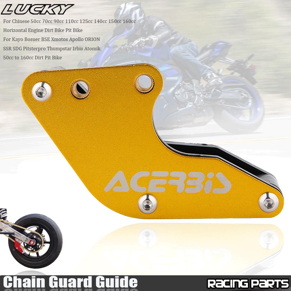 Motorcycle CNC Chain Guard Guide For IRBIS BSE KAYO SSR TTR XR CRF KLX 50 70 90 110 125 140 150 160cc Dirt Pit Bike Scooter NEW
