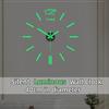 DIY Luminous Wall Clock, Mute, with Installation Accessories, Diameter 40cm