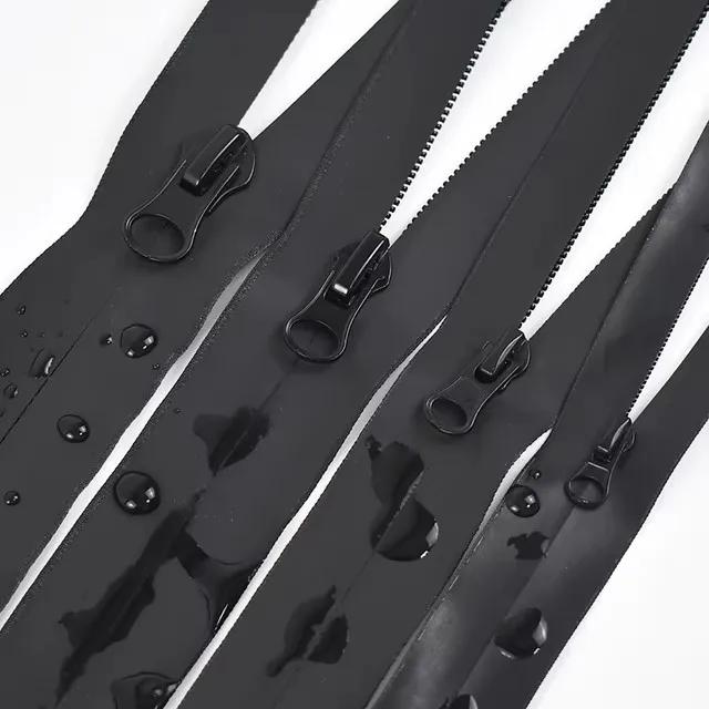 2-10 м Meetee 3# 5# 8# 10# Черные водонепроницаемые молнии Потайная нейлоновая застежка-молния для куртки, сумки, ремонта молнии, швейные принадлежности