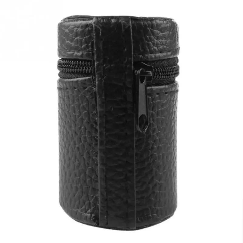 Мини рюмки из нержавеющей стали 30 мл, 4 шт./набор, с чехлом из кожи, для дома, кухни, бара, стаканы для питья вина