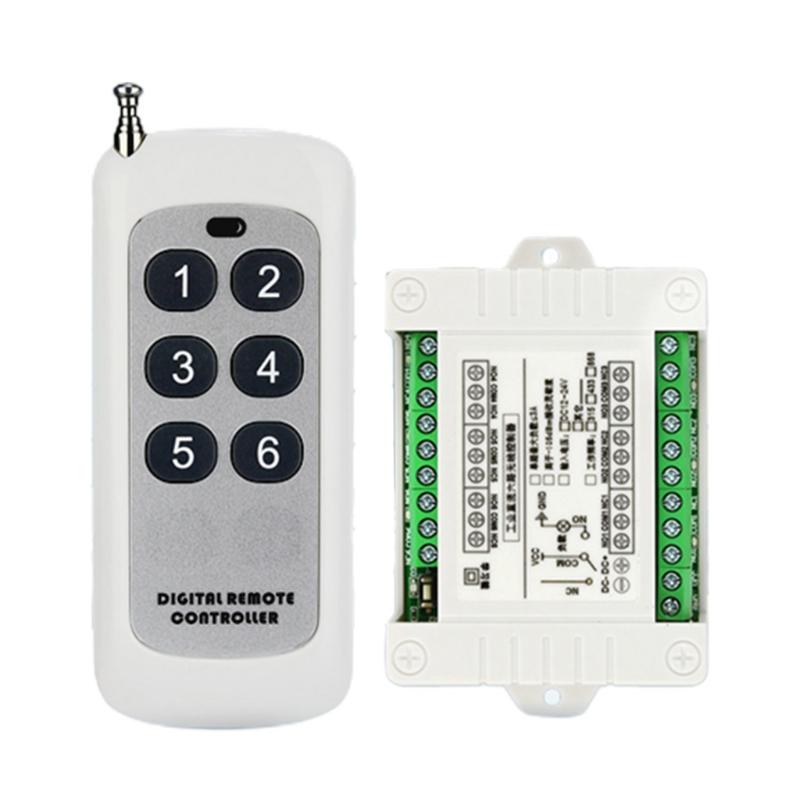 Для C 12v 6ch 6ch Rf 315/433mhz беспроводной системы дистанционного управления, 3000m Long дистанция, передатчик + приемник