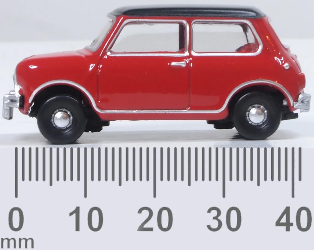 OXFORD 1/76 Austin Mini Cooper Красный Mini Austin Cooper Oxford Diecast Машинка