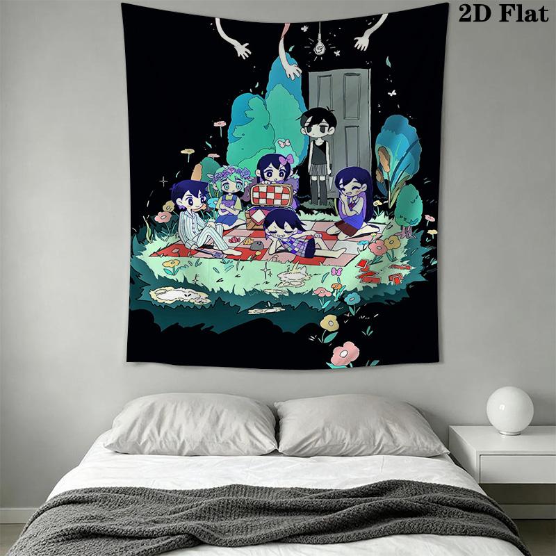 Omori Pattern Home Decor Tapestry, Wall Hanging, Decorative RV Wall Cloth.SGT0917116