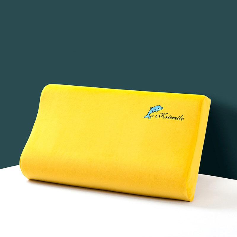 Латексная зимняя термонаволочка Детская бархатная стираная детская наволочка с эффектом памяти Вышитая однотонная плюшевая наволочка