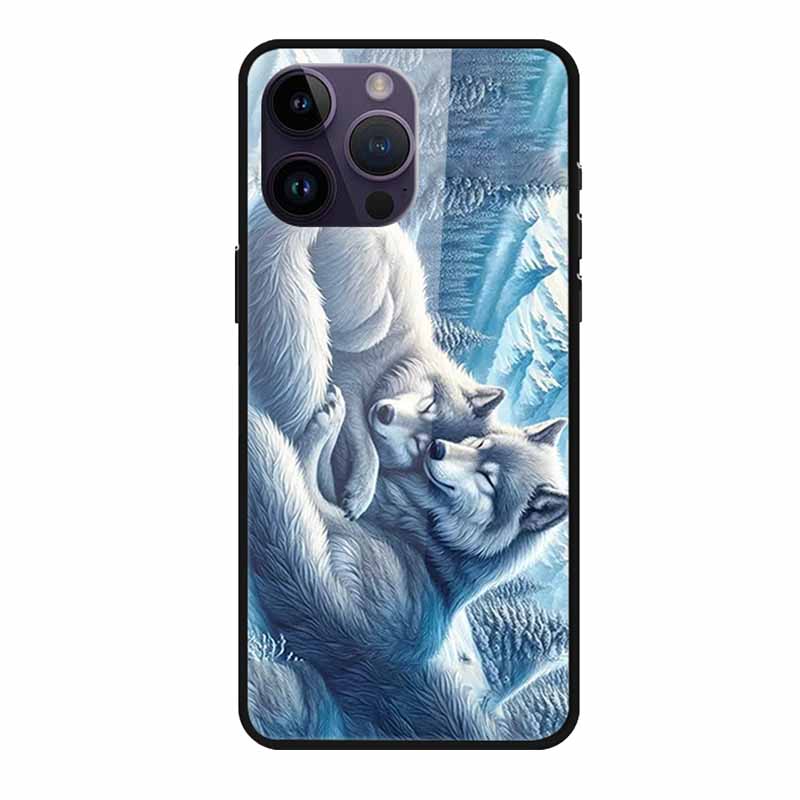 Закаленное Стекло Чехол Для iphone 15 Pro Max Чехол Жесткое Стекло Задняя Крышка Мягкий ТПУ Бампер Для iphone 16 Pro Max Чехол для Телефона 16Pro Max