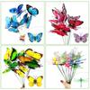 Butterfly Garden Stakes,50pcs Garden Ornaments Outdoor,garden Decor Waterproof Colorful Butterflies - DD