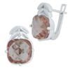 Серебряные серьги с Султанит султанитом 7.337ct (2007500)