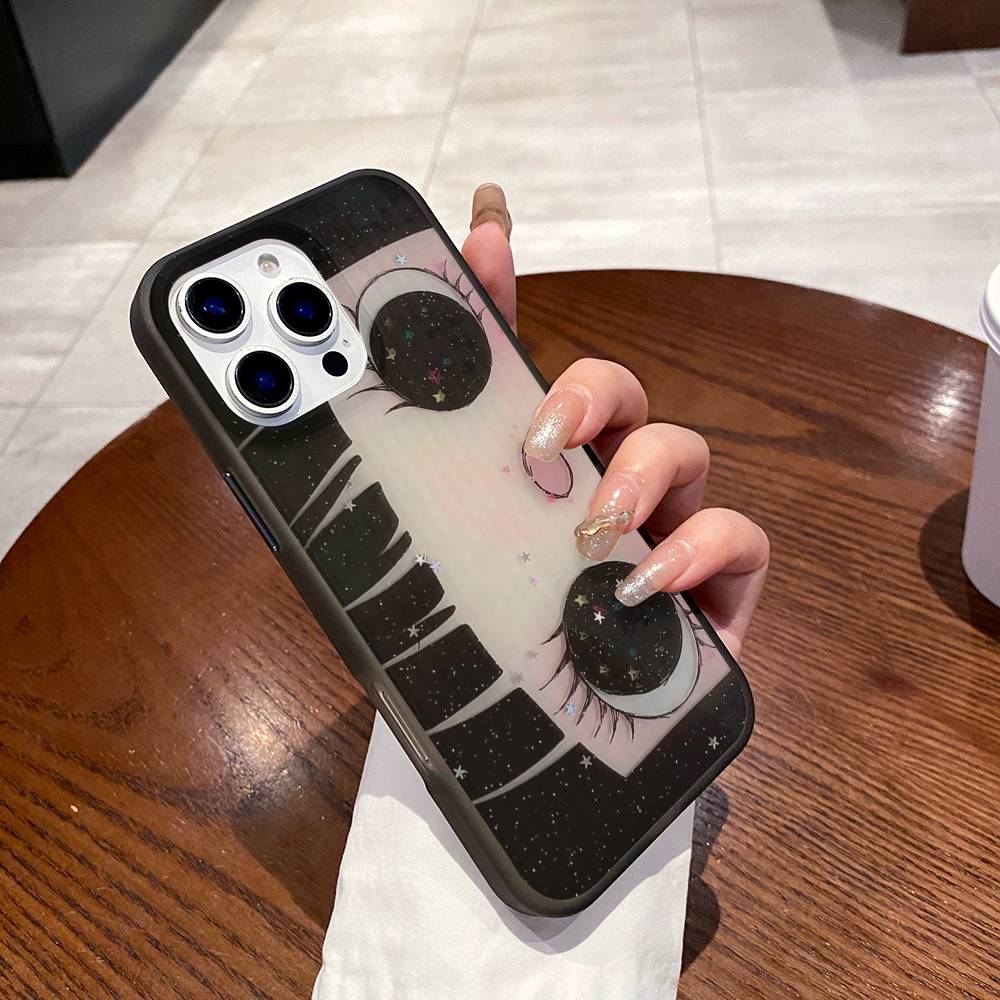 Комиксная Девушка Для IPhone 17 16 15 Plus Pro Max 12 14 Plus 11 13 Волна Гофрированная Полоска Funda Чехол для Телефона