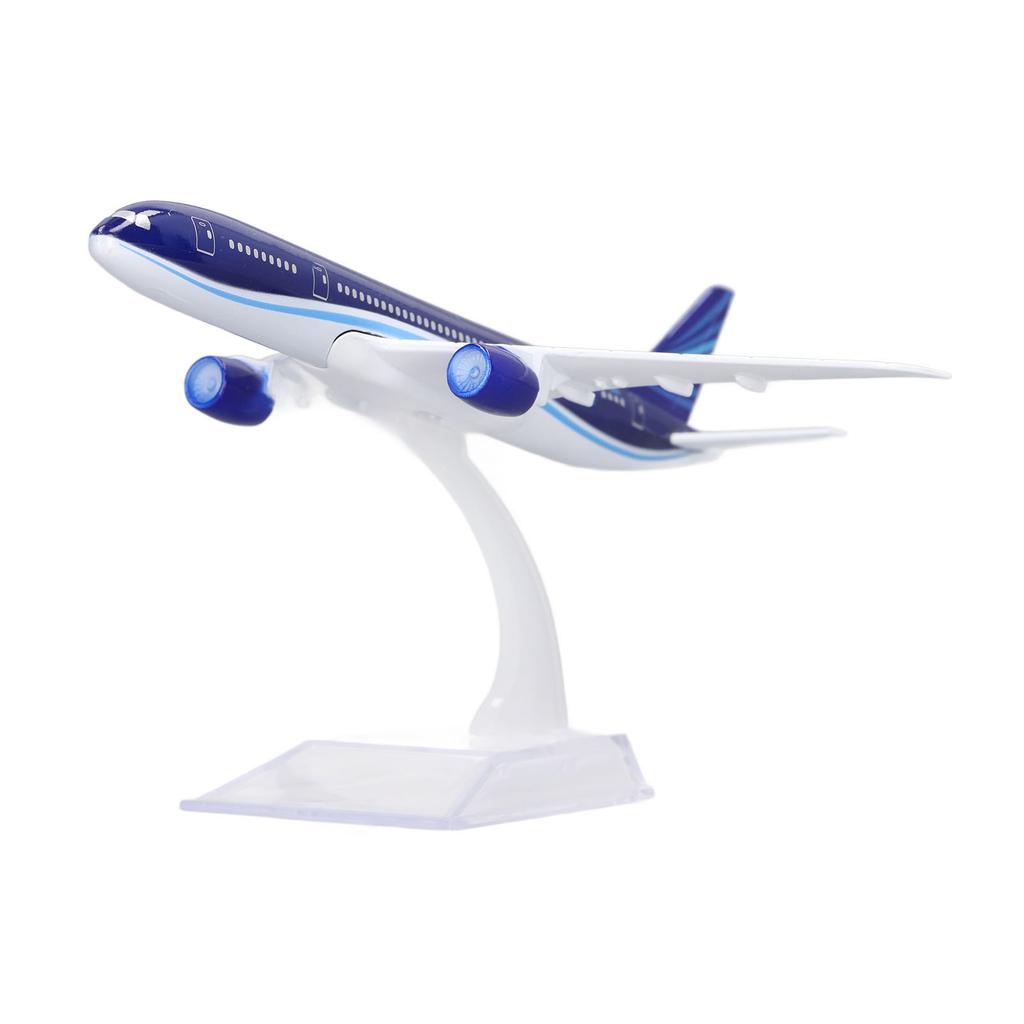 1:400 Литая модель авиалайнера 787 из сплава, имитирующая модель пассажирского самолета со стендом, украшение для дома
