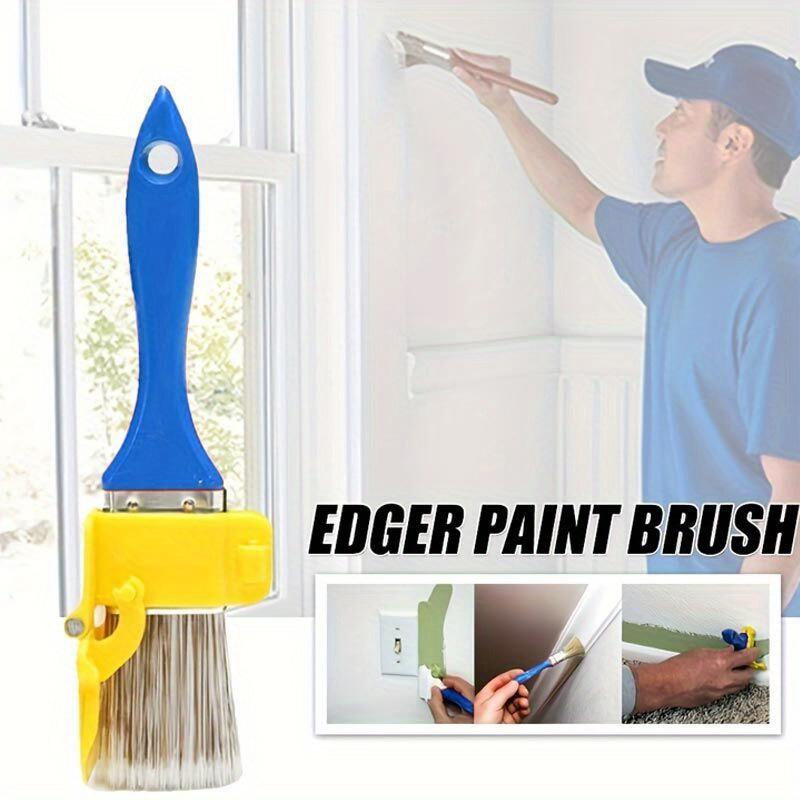 Professional Corner Paint Brush for Walls & Ceilings - Handheld Edger Tool with Clean Cut for Latex Paint, Ideal for Indoor/Outr