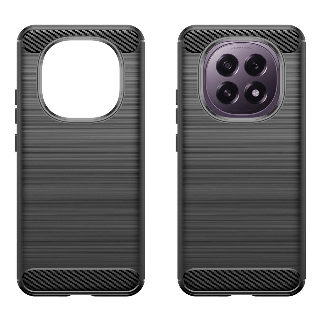 For Oppo F29 5G Case Protective Phone Cover Carbon Fiber Texture Brushed