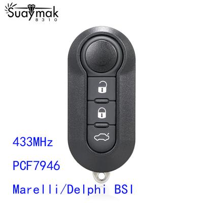 [SUAYMAK] 3-кнопочный автомобильный ключ для Fiat 500L/500 Marelli/Delphi/PCF7946/433 МГц