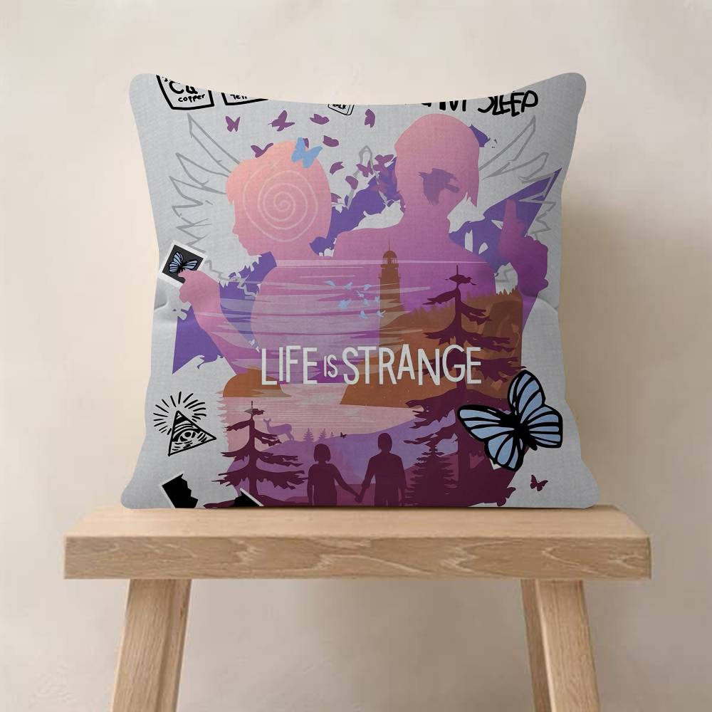 Game Life Is SStrange Pillowcase Toon Gift Cushion Cover Bedroom Home Sofa Chair Seat Decor Pillow Case