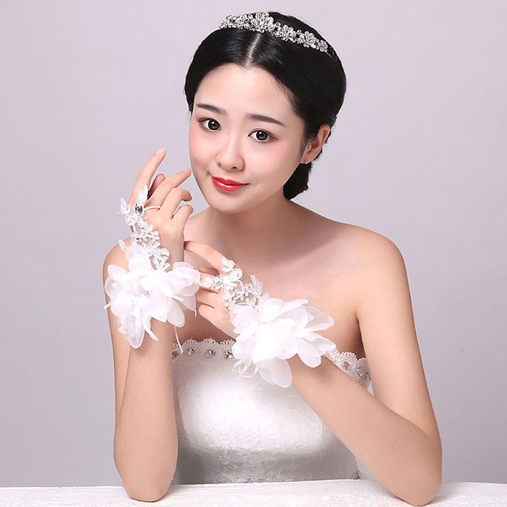 Аксессуары Свадебные перчатки Мероприятия Мероприятия Платье Длинные варежки с пальцами Вечерние перчатки