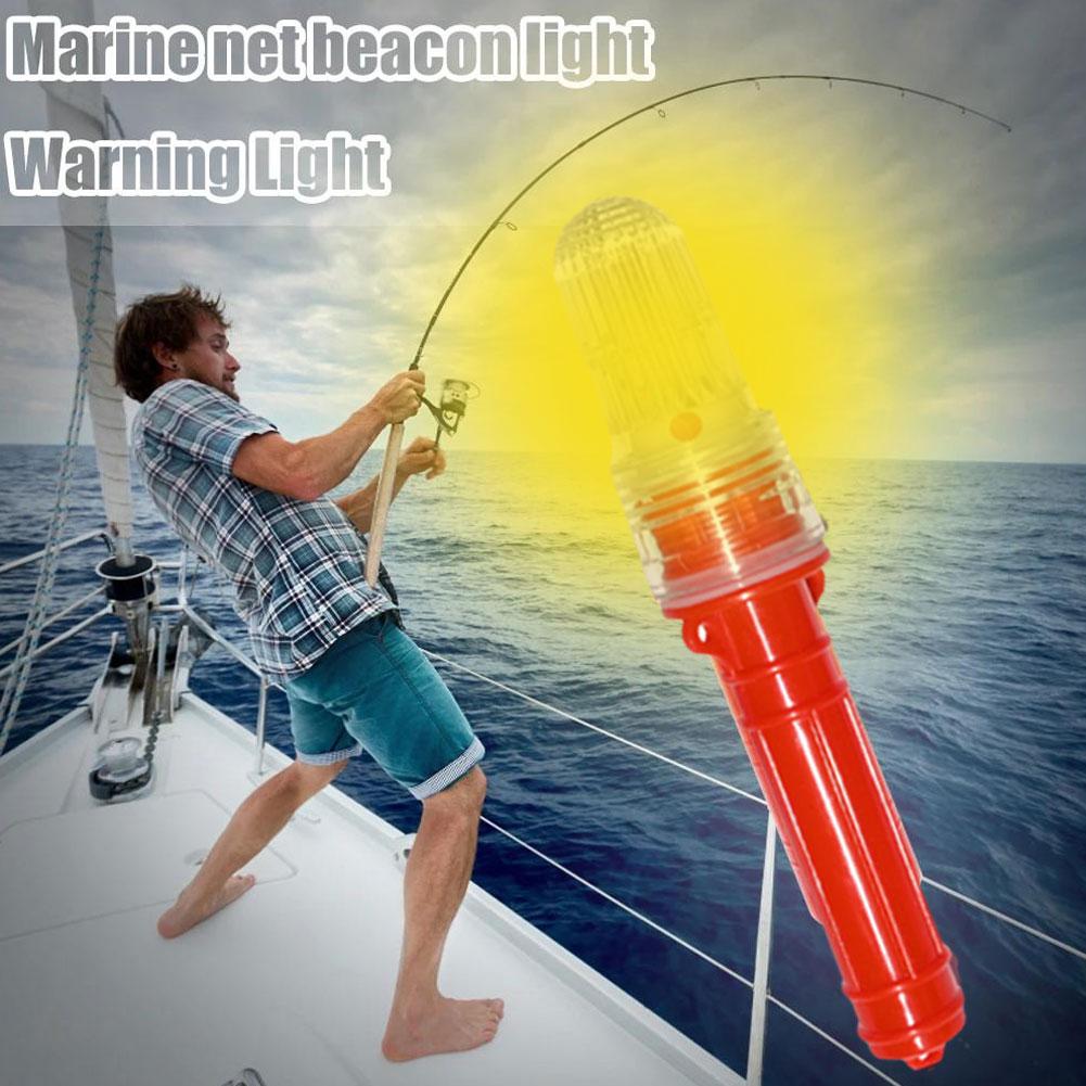 LED Marine Flare -3Pcs Boat Flares Coast Guard Approved Marine | Waterproof Emergency Signals for Fishing Nets, Buoys & Boats