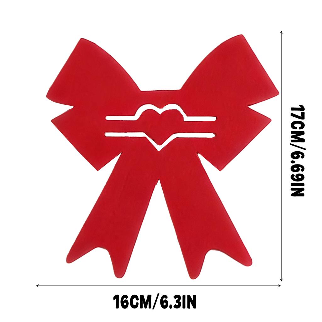Valentine's Day Themed Heart-shaped Cutlery Placemats, Dining Table Decorations