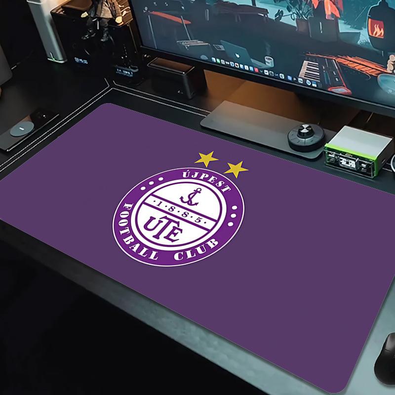 Újpest FC Print Cushion Non-slip Laptop Tablet Big Mousepad XXL Mat Mini PC Playmat With Lock edge