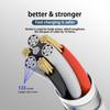 3A светодиодный магнитный USB-кабель для быстрой зарядки iPhone, кабель типа C, магнитное зарядное устройство, зарядка данных, кабель Micro USB, кабель для мобильного телефона, USB-шнур
