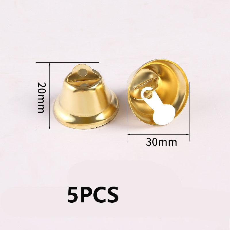 5 шт. Рождественские колокольчики Металлические украшения Колокольчики Ветряные колокольчики Рождественские украшения