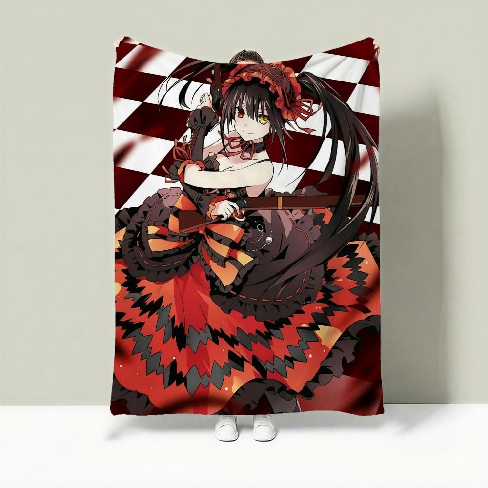 Аниме D-Date A Live Плед легкий 240 г Фланелевый мягкий для кожи для летнего охлаждения