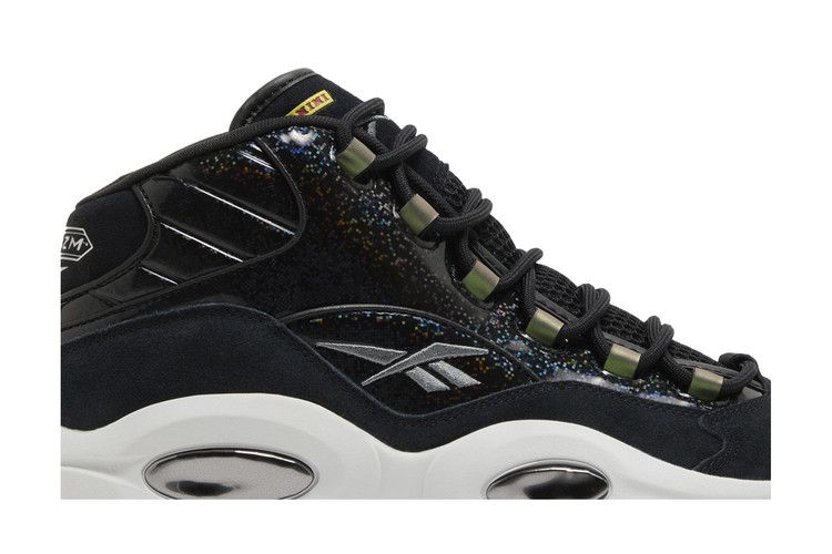 Мужские кроссовки Reebok Question Mid Panini Black Pulsar Prizm Black/Grey/Black