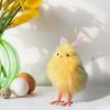 Реалистичные цыплята, имитация маленького цыпленка, пасхальные цыплята, реалистичные фигурки цыплят для весенних фотографий, реквизит, корзина для пасхальных цыплят, украшение для вечеринки