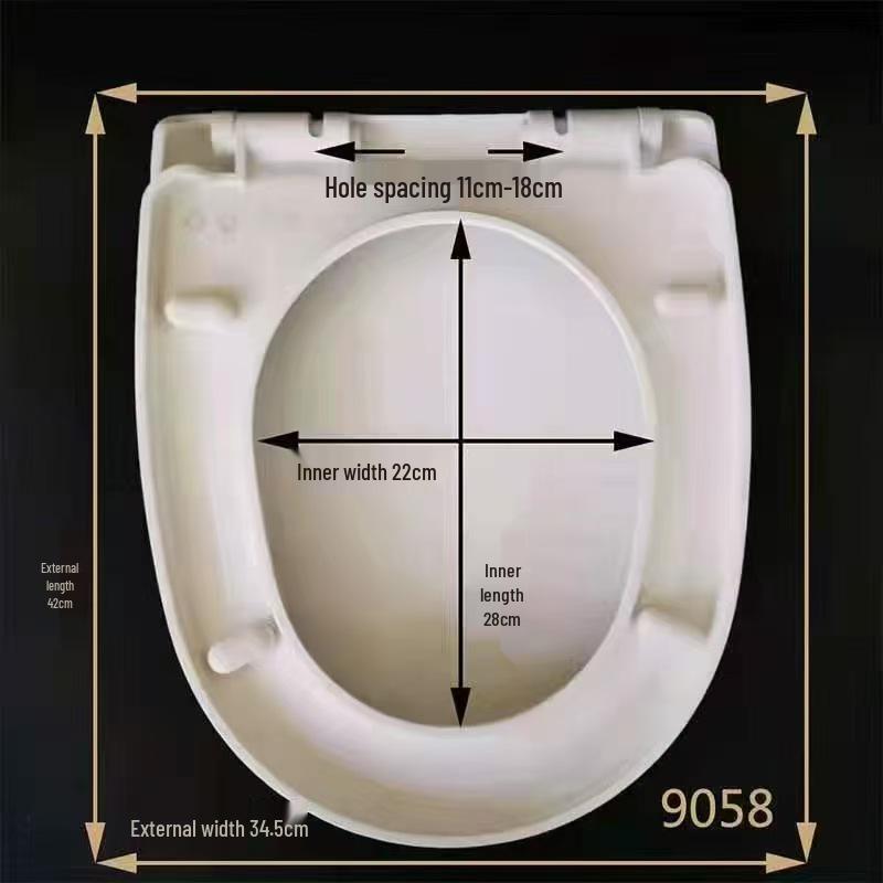 Универсальная утолщенная крышка-сиденье для унитаза