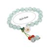 Style Jewelry Emerald Bangles Bead Bracelets Female Hand Chain Women Bangles Stone Bracelets