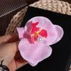 Pink Orchid Flower Hair Clip Hair Accessories Bohemia Barrette Japanese Sweet Hairpin  Bridal