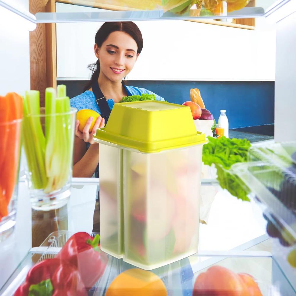 With Strainer Pickle Jar Reusable Food Storage Box Multipurpose Pickles Container Olives