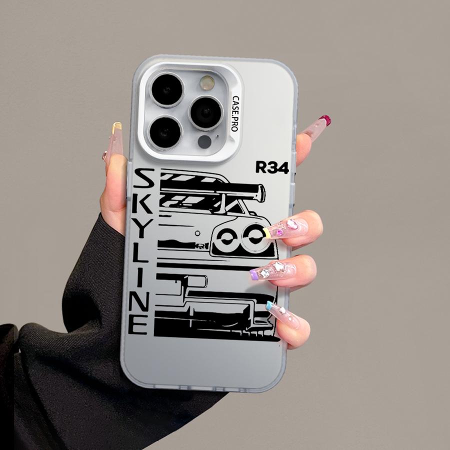 Крутой чехол для телефона JDM Dream Car для iPhone 16 Pro 15 Pro Max 14 13 12 11 XS 14 Pro Max 16 Plus 14Pro 12Pro Мягкий чехол
