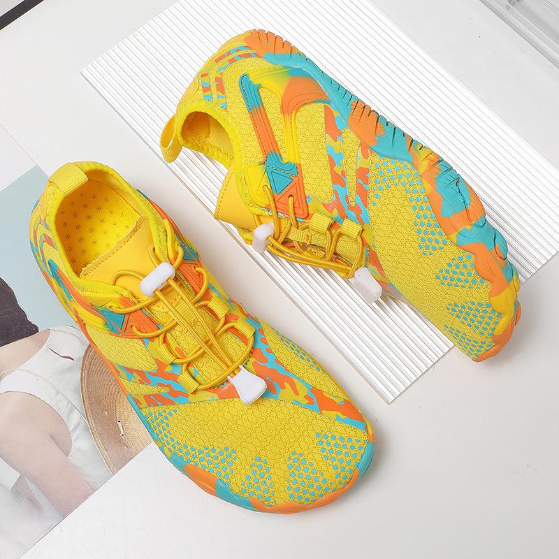 Новые пляжные купальные туфли уличные пятипалые туфли парные wading shoes для йоги фитнеса ручьевые туфли