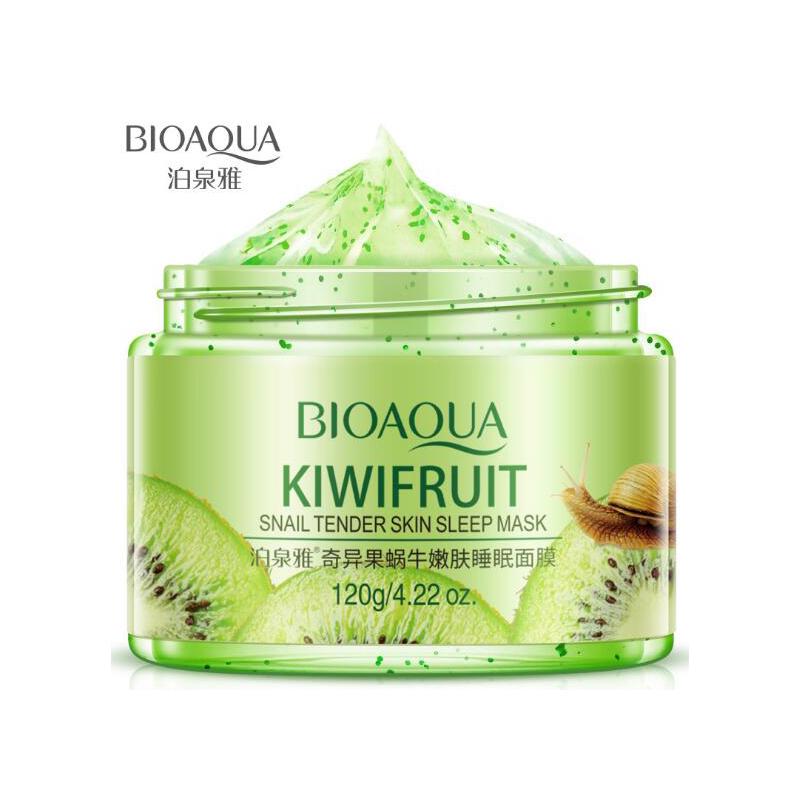Крем-маска для сна, не смываемый гранат, киви, фрукты, улитка, успокаивающий гель, ночной крем