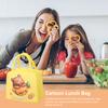 Сумка Bento с застежкой-молнией и усиленной ручкой, большая вместимость, милый мультяшный термосумка для обеда, сохранит свежесть еды в течение нескольких часов