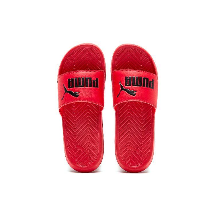 Puma Шлепанцы Popcat Красные и Черные Мужские шлепанцы 360265-18