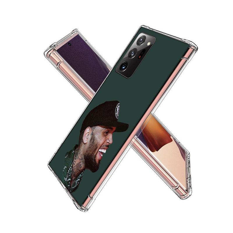 Chris Brown American Rapper Phone Case for Samsung A55 A35 A25 A15 A07 A05S A16 A17 A26 A36 A37 A56 A57 Galaxy Note 20 10 A50S A