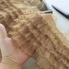 1 ярд Пять слоев Плиссированная сетка Тюль Кружево Рюши Отделка Плиссированная сетка Отделка DIY Шитье Свадебное платье Воротник Край Декор 18 см Шириной
